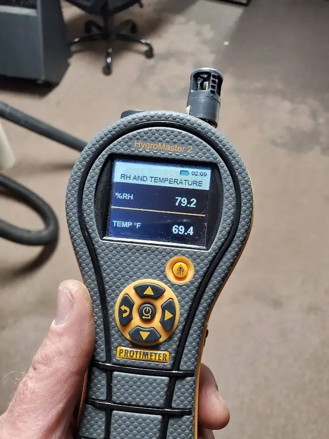 Moisture meter humidity assessment for Fire & Smoke Damage Restoration in Severance