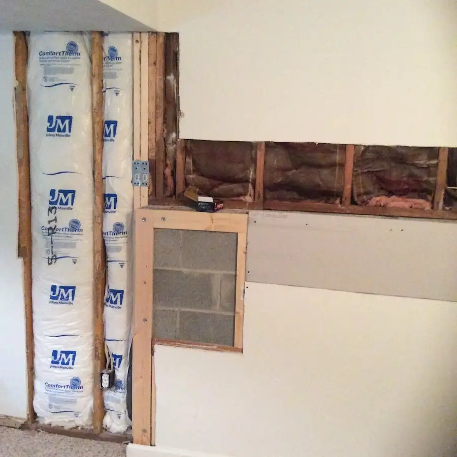 Wall insulation replacement during Odor Removal & Deodorization in Severance